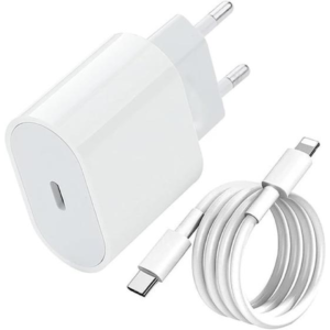 Carregador Turbo Fonte 30w Usb-c+ Cabo Compatível com IPhone 11 12 13 14 Pro X XR XS - agold