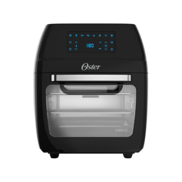 Air Fryer Oster Oven Preta com Forno 12L