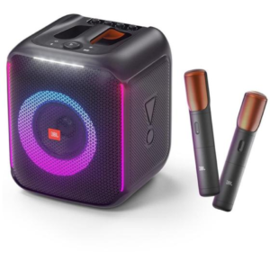 Caixa de Som JBL Partybox Encore, com 2 Microfones Sem Fio, Light Show, Bluetooth, USB, 100W RMS, Preto - 58035034