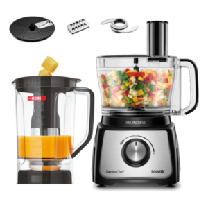 Multiprocessador Britânia 5 Em 1 Bmp2000 1300w Cor Prateado