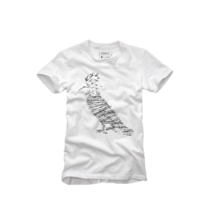 Camiseta Pica Pau Lib De Pensamento Conforto Casual Reserva Branco.