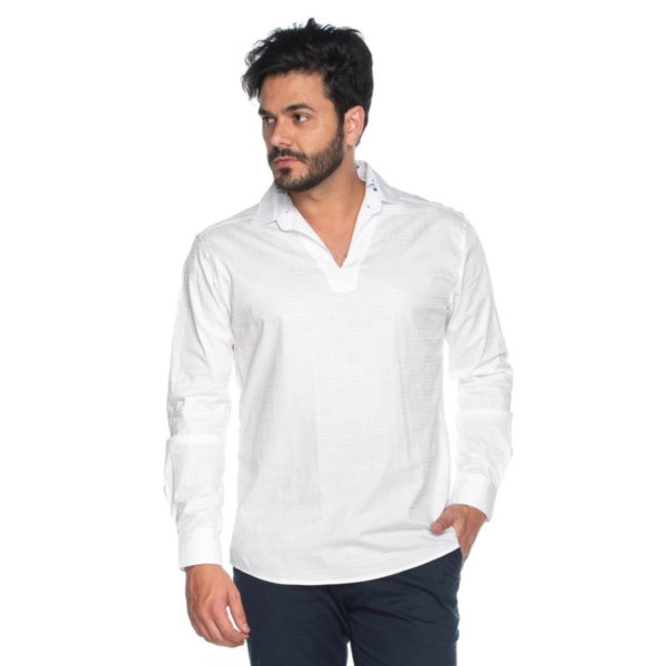 Bata Masculina Teodoro Algodão Trama Xadrez Casual