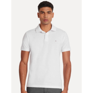 Polo Aramis Masculina Basic Piquet Branca