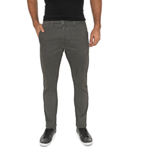 Calça Sarja Conforto Slim Fit Insert Cinza