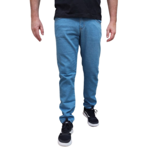 Calça Jeans Delavê Masculina Slim Elastano Boen Jeans Azul
