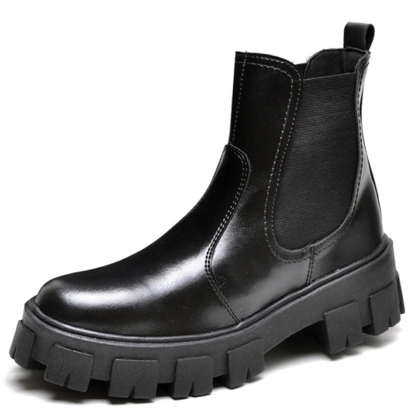 Bota Coturno Masculino Cano Curto Tratorada DUBUY 1504FG Preto