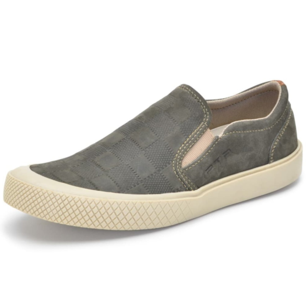 Tenis Masculino Slip On de Couro Clube do Sapato de Franca DFT Nautico Verde