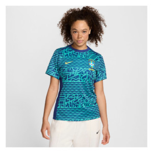 Camiseta Nike Brasil Pré Jogo Dri-FIT Academy Pro Feminina