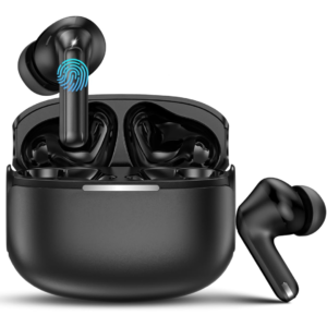 Fones de Ouvido Sem Fio Bluetooth 5.3 Intra-auricular 40 Horas de ReproduçãO Longa, Som de Graves Profundos, IPX5 à Prova D'água e Poeira, Microfone Integrado para Corrida, Ciclismo e Fitness