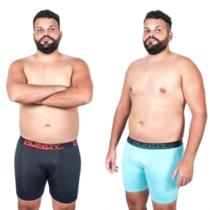 Kit 10 Cueca Box Plus Size Big Boxer Longa Tamanho Extra Grande Antiassadura