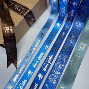 Fita de Cetim 10 metros | 15 ou 22mm - DIA DOS PAIS - fita personalizada