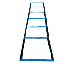 Escada de agilidade funcional 7 degraus nylon Treino academia personal trainer Azul