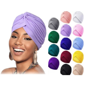 Turbante Indiano Gorro Boina Turbantinho Touca Tratamento Feminino