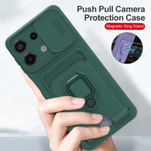 Para Xiaomi Redmi Nota 13 12 11 10 9 Pro Plus 10s Capa Cordão Multifuncional De Metal De Suporte Proteção Câmera Anti-Q