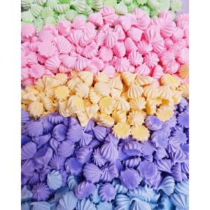 Micro Suspiros Artesanal Coloridos Gourmet Para Montagem de Lembrancinhas