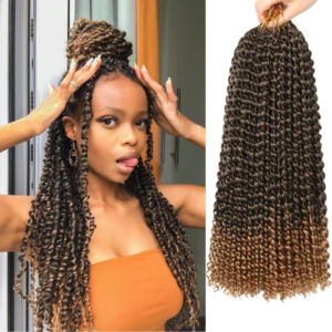 50cm Crochê Cabelo Paixão Torção Onda De Água Trança-85g/Pçs