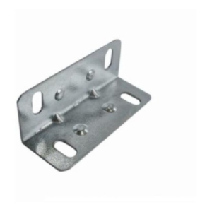 Kit 100 Cantoneira 4 Furos Aço 1,75 X 1,75 X 4,6cm Zincado