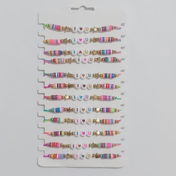 Kit 12 Pulseiras Ajustável Varios Formato Feito Em Corda Trançada Amarração