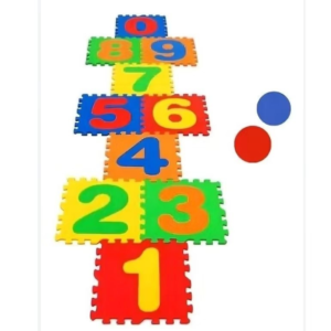 Amarelinha Antiderrapante Tatame 5mm para escolas, creches, crianças