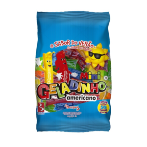 Mini Geladinho Americano Pacote Com 50 Unidades De 28 Ml