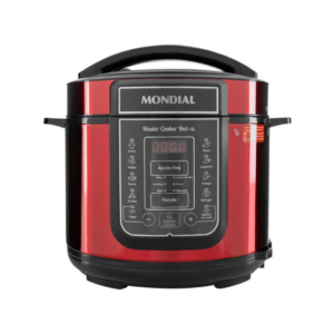 Panela de Pressão Elétrica Digital Mondial - 5L 900W Master Cooker Red PE-39