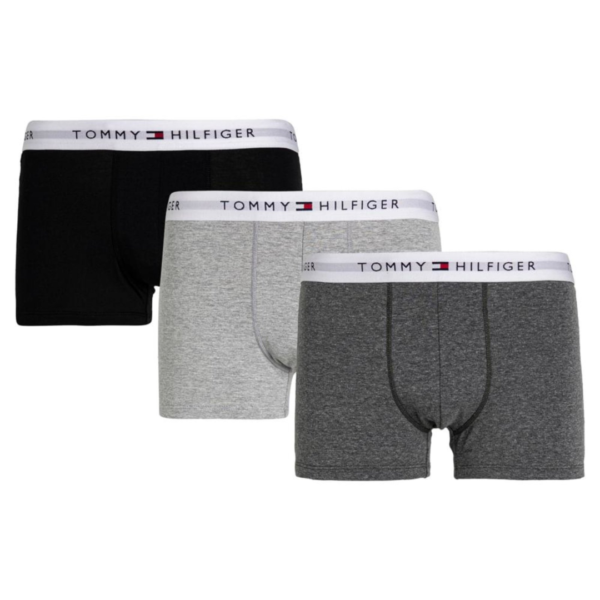 Pack 3 Cuecas Trunk Masculino TH51 - Tommy Hilfilger Preto