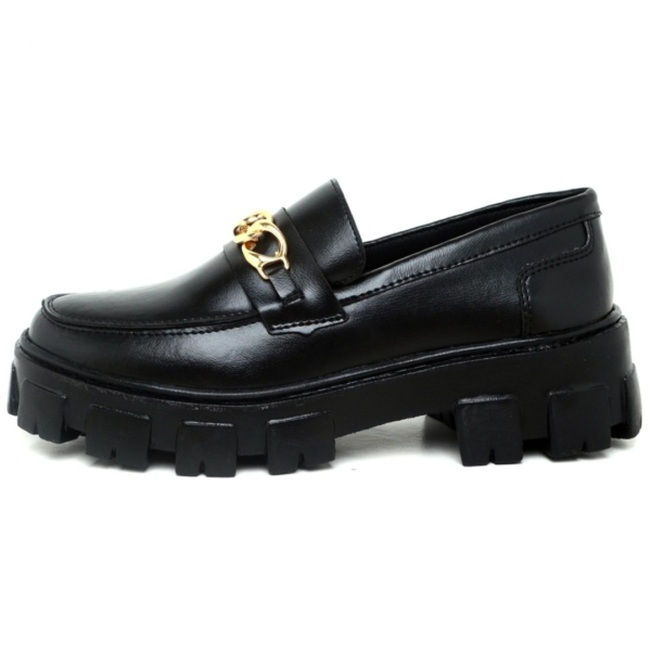 Sapato Masculino Mocassim Okford DUBUY 1413FG Preto