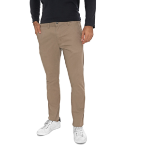 Calça Sarja Conforto Slim Fit Insert Bege Claro