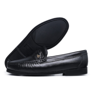 Sapato Mocassim Couro Masculino Confortável Lançamento Preto