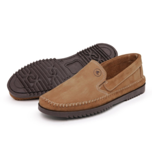 Sapatilha Masculina Mocassim Couro Legitimo Estilo Conforto Rato