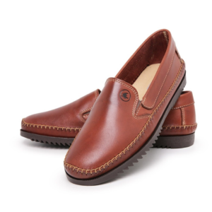 Mocassim Sapatilha Masculino Couro Dockside Casual Náutico Pinhao