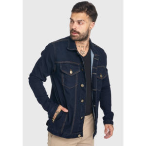 Jaqueta Jeans HNO Jeans Premium Azul Escuro