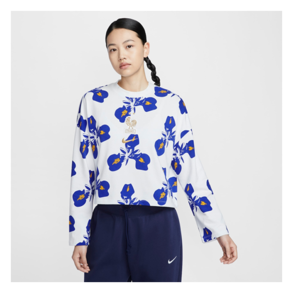 Camiseta Nike Sportswear França Stripe Feminina