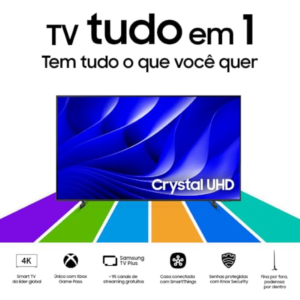 Samsung Smart TV 70" Crystal UHD 4K 70DU8000 - Painel Dynamic Crystal Color, Gaming Hub