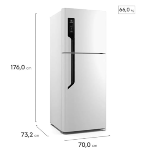 Geladeira Electrolux Frost Free 431L Efficient AutoSense Duplex Branca (TF70) 220V