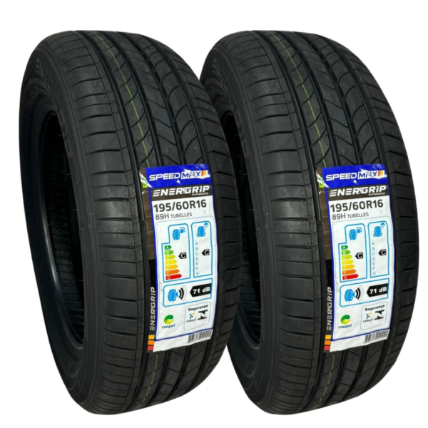 Kit 2 Pneus 195/60R16 ENERGRI SPM022 89H Aro 16 HB20 Civic Corolla Cruze Sentra Logan