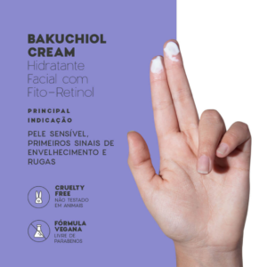 Hidratante Facial com Fito-Retinol e Esqualano - Bakuchiol Cream 50g
