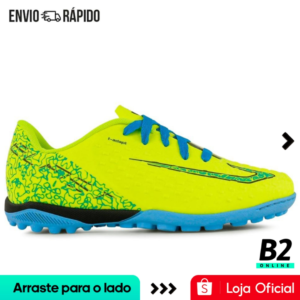 Chuteira Society Topper Blast II Infantil Masculina 100% Original Com Nota Fiscal e Garantia
