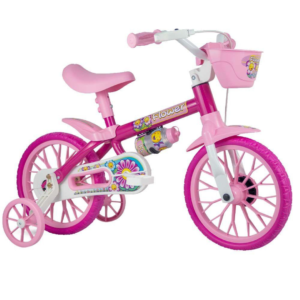 Bicicleta Infantil Aro 12 Freio Tambor 1 Marcha Cestinha Nathor