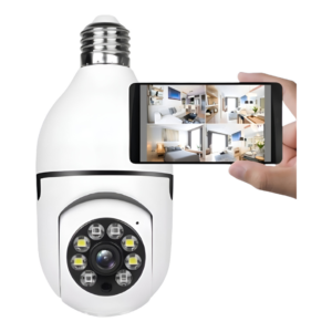 Câmera Segurança Lâmpada Ip Wifi 360 | Visão Noturna Yoosee Cor Branco