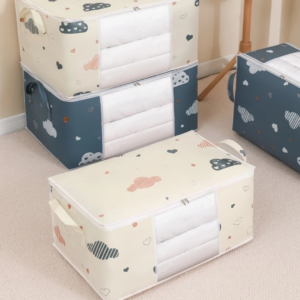 Caixa Organizadora Flexível Closet Roupa Cobertor Casacos Armário