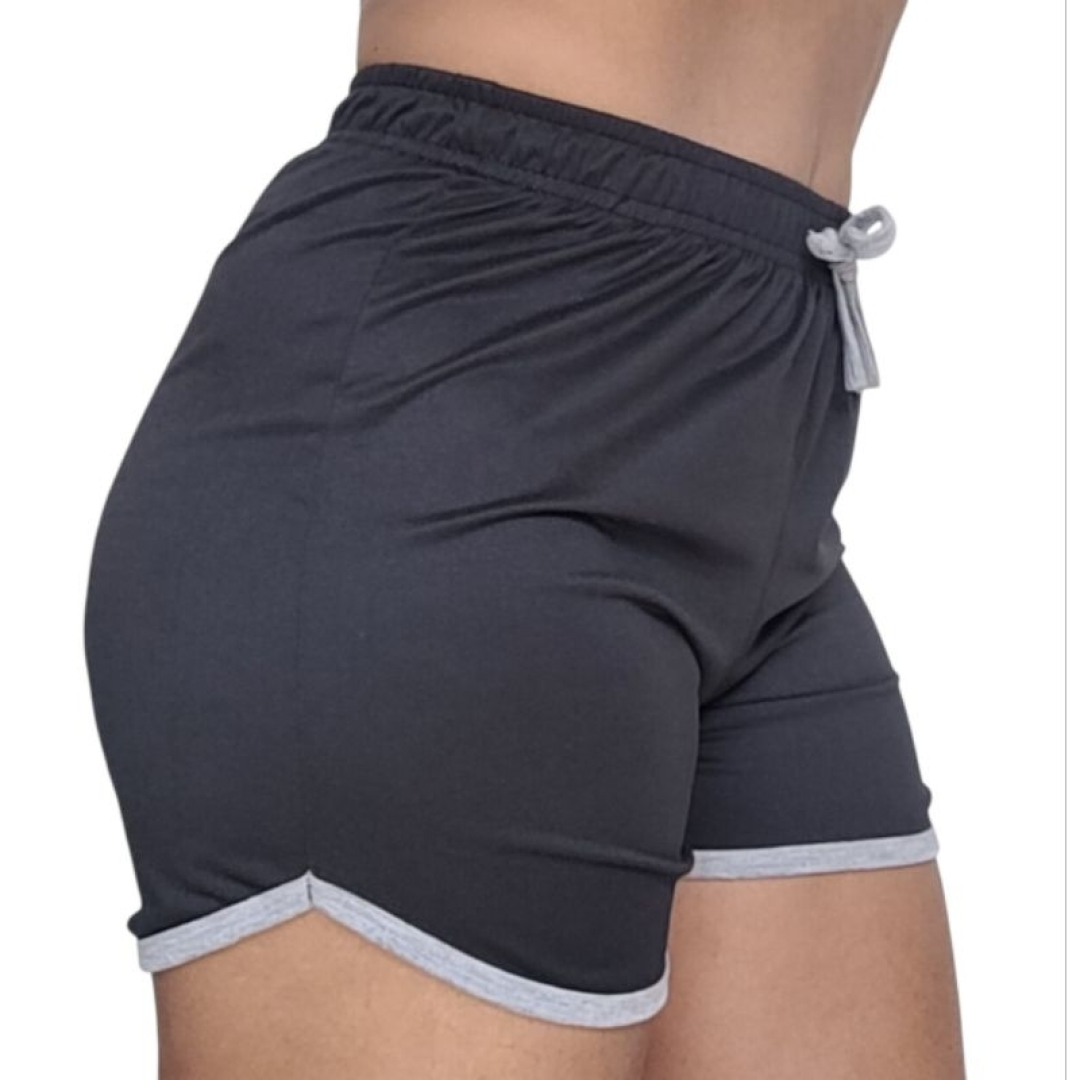 Kit Conjunto de 3 Shorts Bermuda Feminina Com Viés Tendência Verão Praia Piscina Caminhada